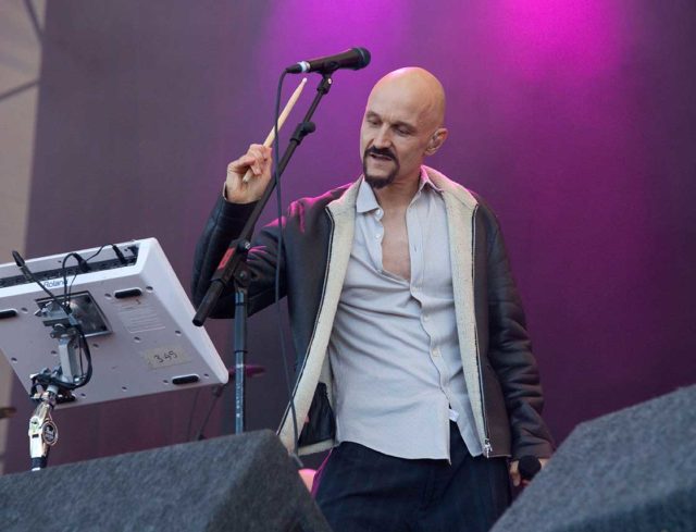 James performing at the Latitude festival,Henham Park, Suffolk, England.