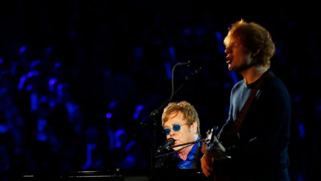 Elton John Ed Sheeran Merry Christmas