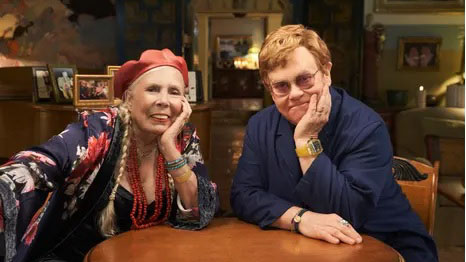 Joni Mitchell Gives Rare Interview To Elton John
