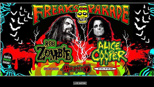 Alice Cooper, Rob Zombie Announce Freaks On Parade US Tour