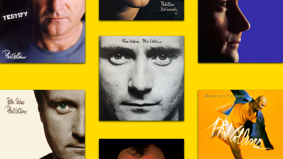 Multiple Phil Collins' Album Art