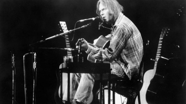 Neil young in concert