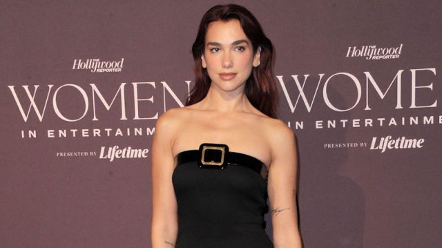 Dua Lipa at the Hollywood Reporter's Women In Entertainment Gala held at the Beverly Hills Hotel in Beverly Hills, USA on December 7, 2023.