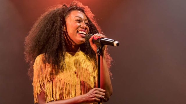 Beverley Knight performs live at the 26th Blue Balls Festival in Lucerne, Switzerland