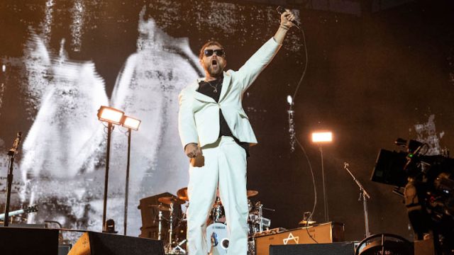 Damon Albarn of Blur performs during the second weekend of the Coachella Valley Music and Arts Festival on Saturday, April 20, 2024, at the Empire Polo Club in Indio, Calif