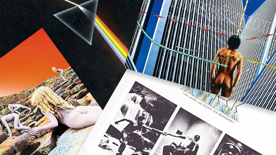 Pink Floyd, Genesis, Led Zepplin and Yes