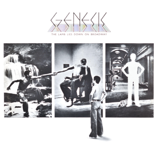 Genesis The Lamb Lies Down On Broadway album cover (1974).