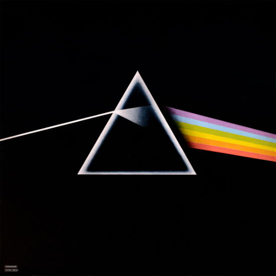 Pink Floyd The dark side of the moon (1973) album cover.